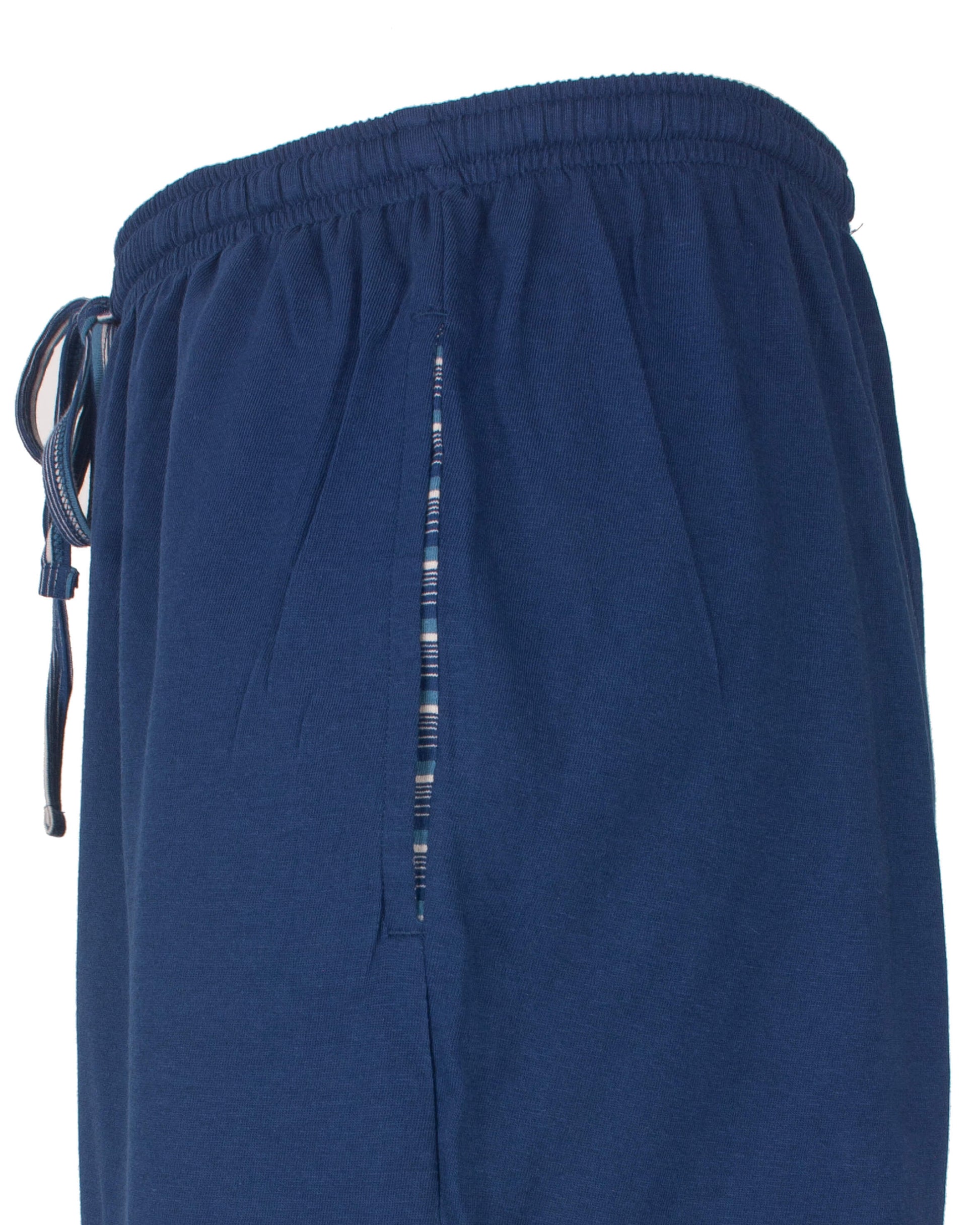 Paul Hopkins Heren Pyjama -  Gestreept - Lange Mouwen - V-hals - Blauw - afbeelding 5