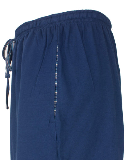 Paul Hopkins Heren Pyjama -  Gestreept - Lange Mouwen - V-hals - Blauw - afbeelding 5