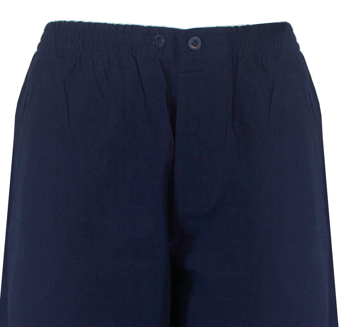 Paul Hopkins Heren Pyjama -  Geweven - Lange Mouwen -  Donker Blauw - afbeelding 4