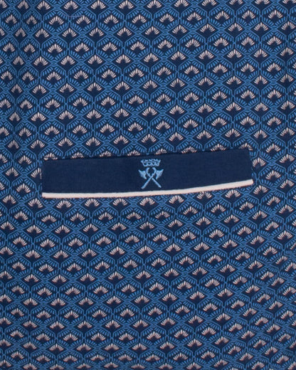 Paul Hopkins Heren Shortama - Korte Mouwen -  V-hals - Blauw - afbeelding 4