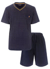 Paul Hopkins Heren Shortama - Korte Mouwen - Donker Blauw