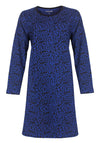 Temptation Dames Nachthemd - Bigshirt - Panter print - Blauw