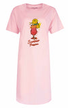 Temptation Dames Bigshirt - Summer Passion Print - Rose