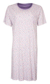 Tenderness Dames Nachthemd - Bigshirt - Katoen - Paars