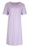 Tenderness Dames Nachthemd - Slaapkleed - Lavendel Lila