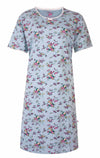 Tenderness Dames Nachthemd - Slaapkleedje - Mint Blauw