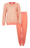 Tenderness Dames Pyjama - Katoen - Licht Oranje