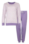 Tenderness Dames Pyjama - 100% Gekamde Katoen - Lila