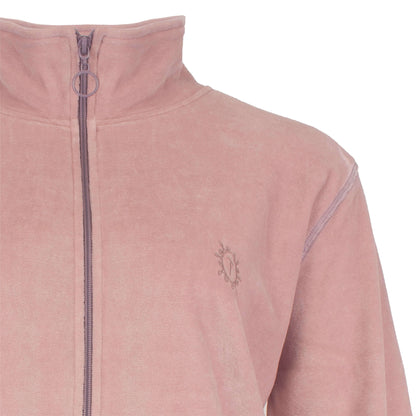  Tenderness dames Huispak Velours - Lange Mouwen -  Roze - detail