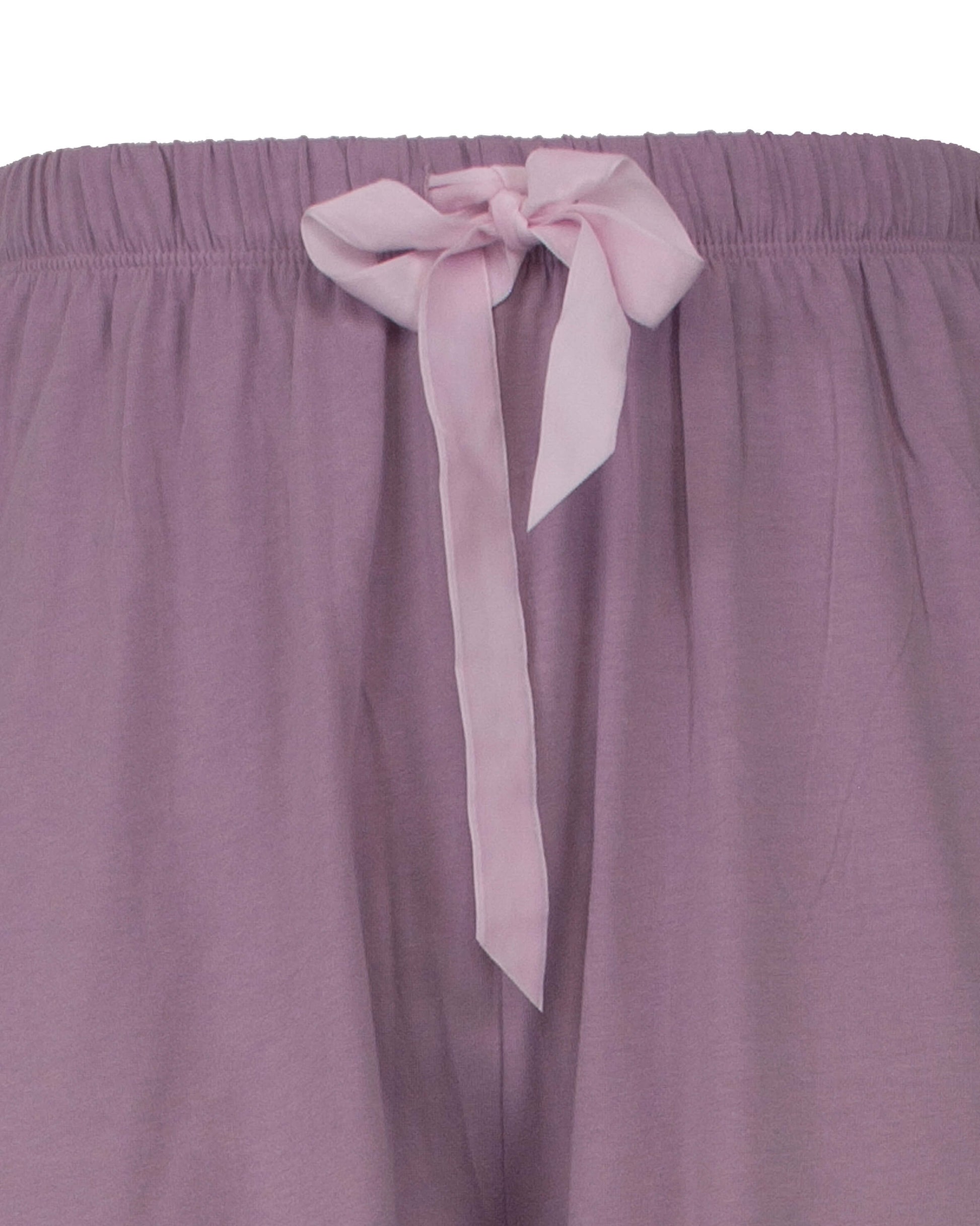Tenderness Dames Pyjama - Lange Mouwen -  Lila - afbeelding 4