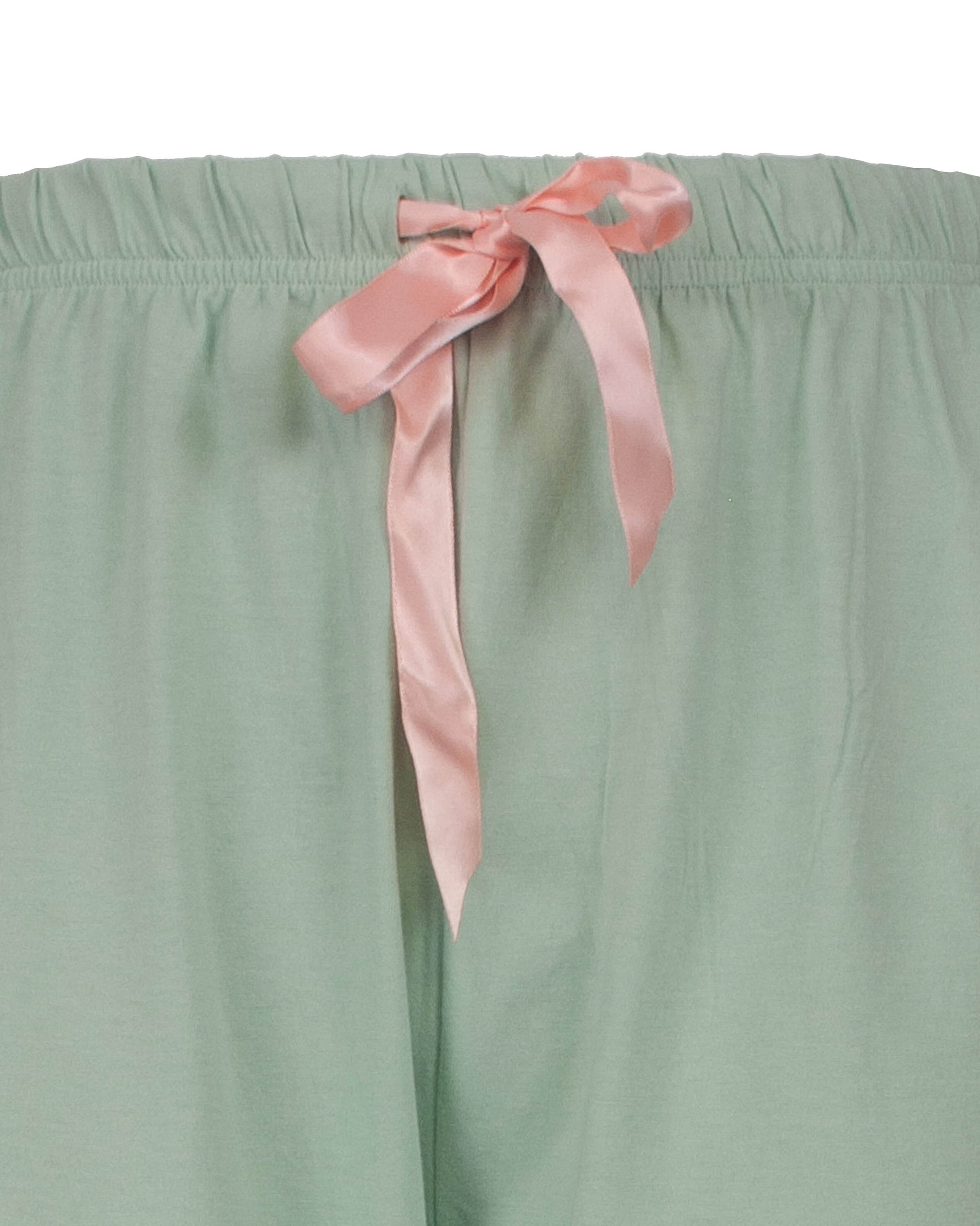 Tenderness Dames Pyjama - Lange Mouwen - Katoen - Groen - afbeelding 4