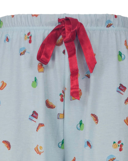 Tenderness Dames  Pyjama- Doorknoop-  Lichtblauw  - afbeelding 4