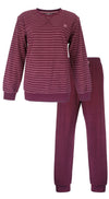 Tenderness dames  Pyjama - Badstof - Lange Mouwen -  Bordeaux