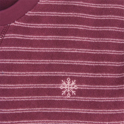 Tenderness dames  Pyjama - Badstof - Lange Mouwen -  Bordeaux - afbeelding 4