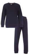 Tenderness dames  Pyjama - Fleece - Donker Blauw - Lange Mouwen