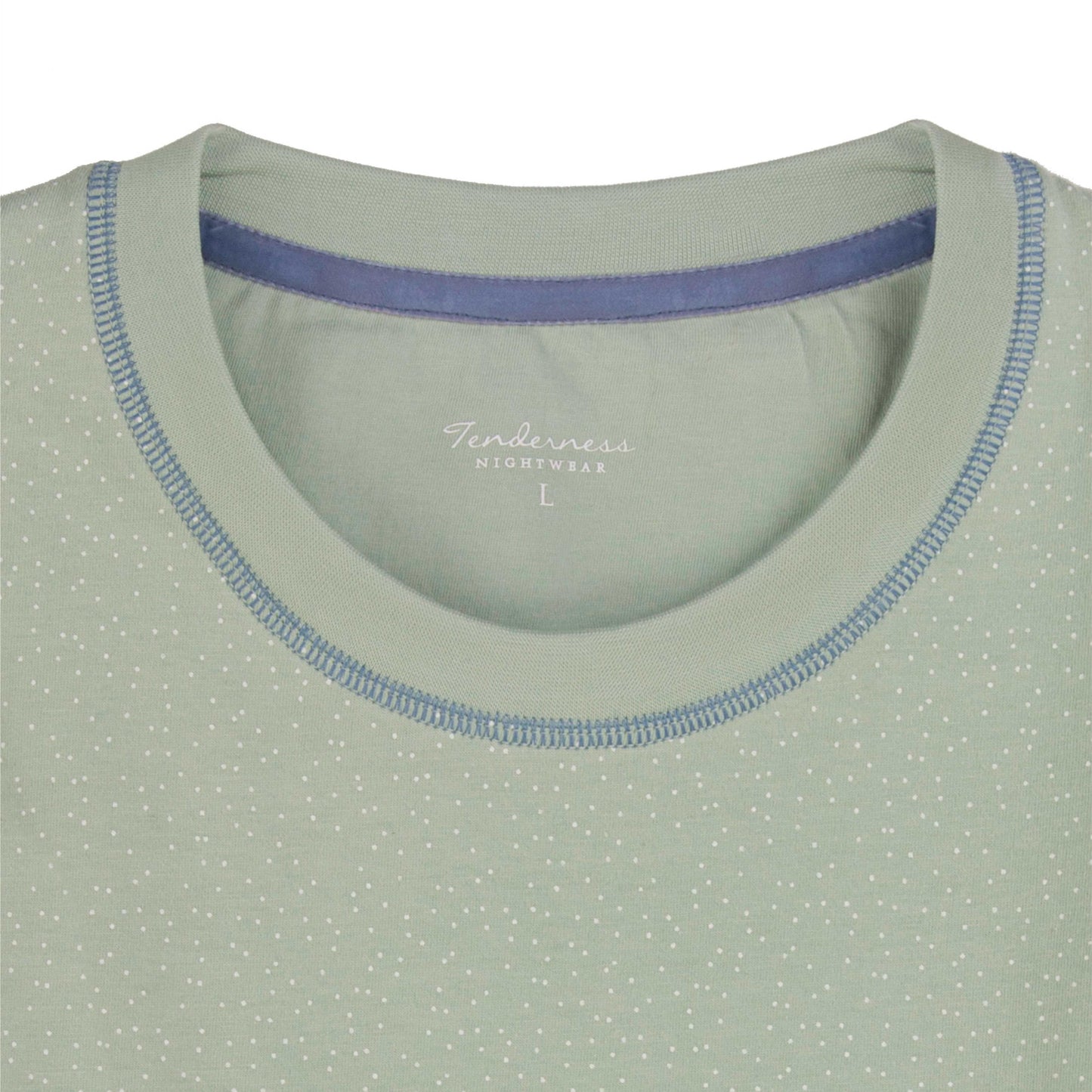  Tenderness dames Pyjama - Lange Mouwen - Licht Groen - afbeelding 4