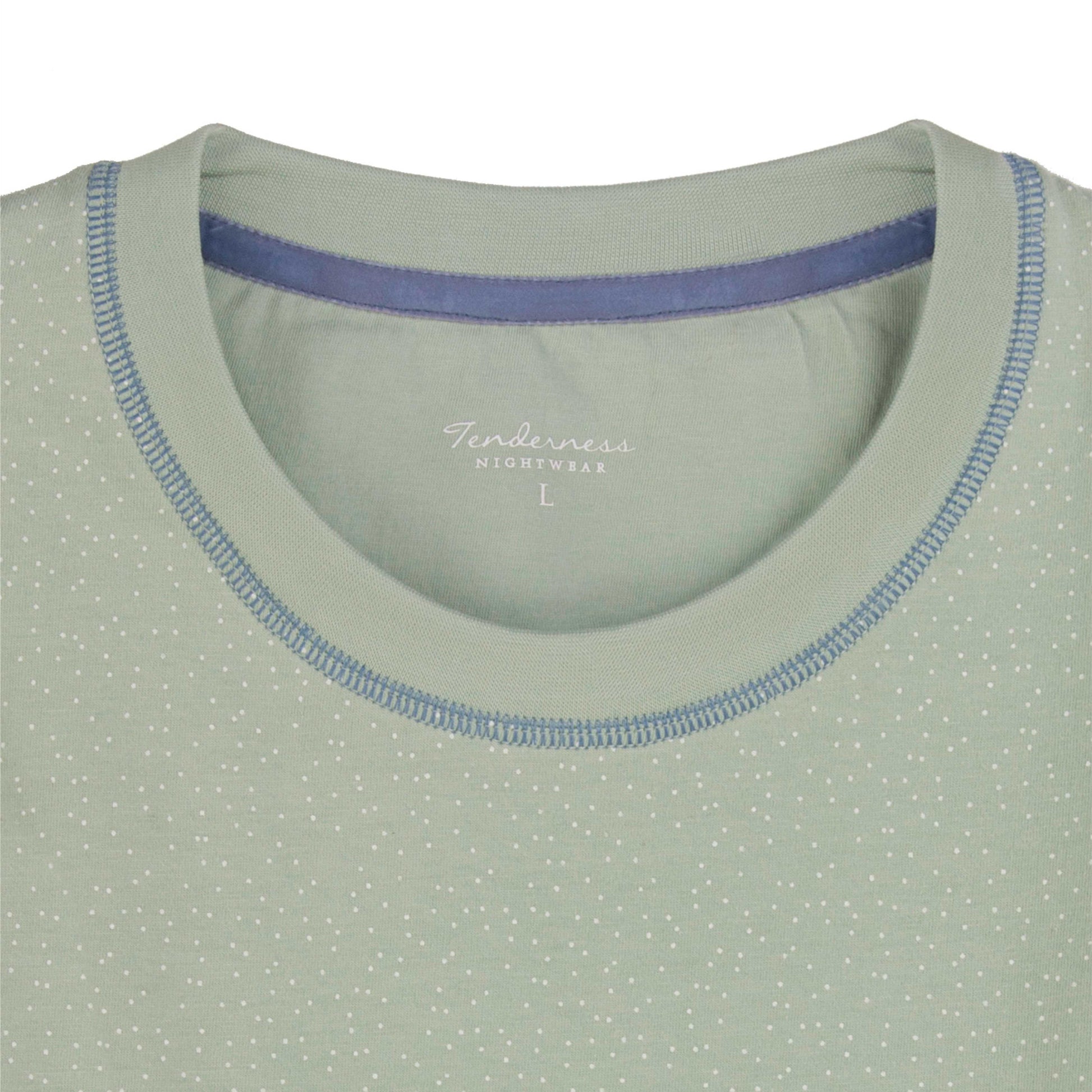  Tenderness dames Pyjama - Lange Mouwen - Licht Groen - afbeelding 4