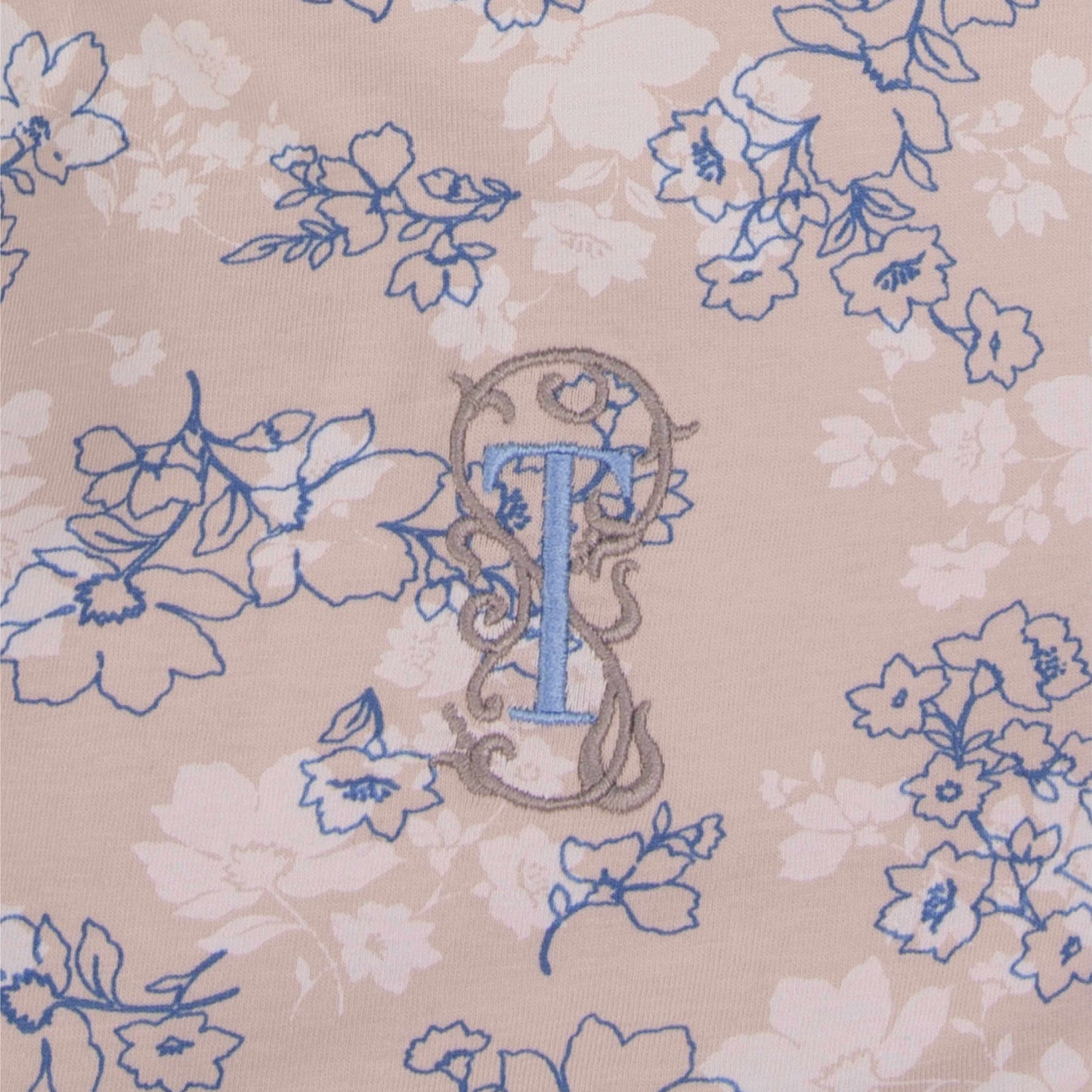 Tenderness dames Pyjama - Lange Mouwen - Top met Allover Print - Beige - afbeelding 5