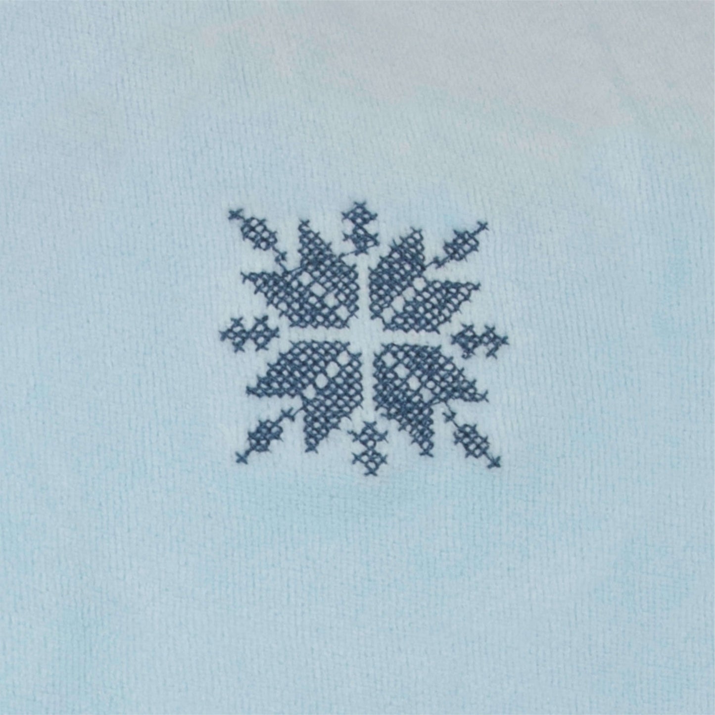 Tenderness dames Pyjama - Velours  - Lange Mouwen - Lichtblauw - afbeelding 4