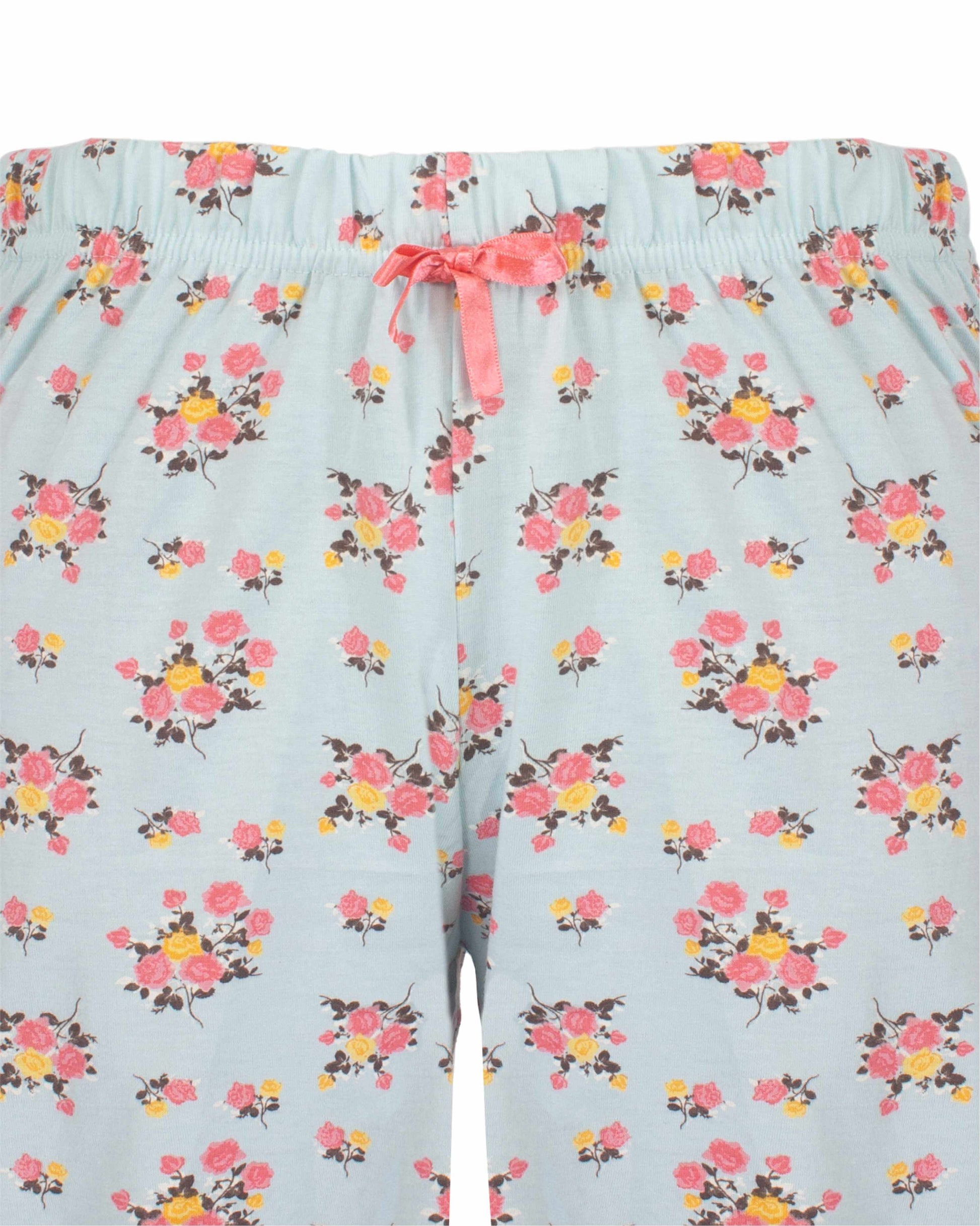 Tenderness Dames Shortama - Korte Mouwen - Roze - detail
